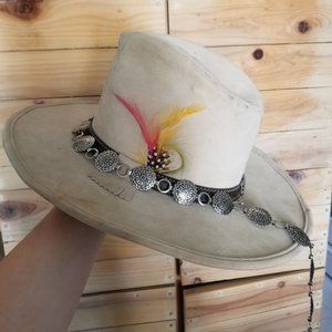 Stetson Hat - vintage, bone color, size small